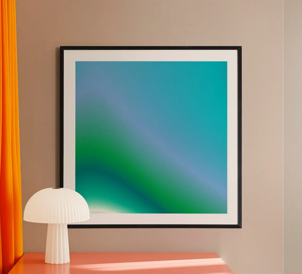 QUEEN OF NEPTUNE poster con telaio in legno da ÂME LIBRE STUDIO
