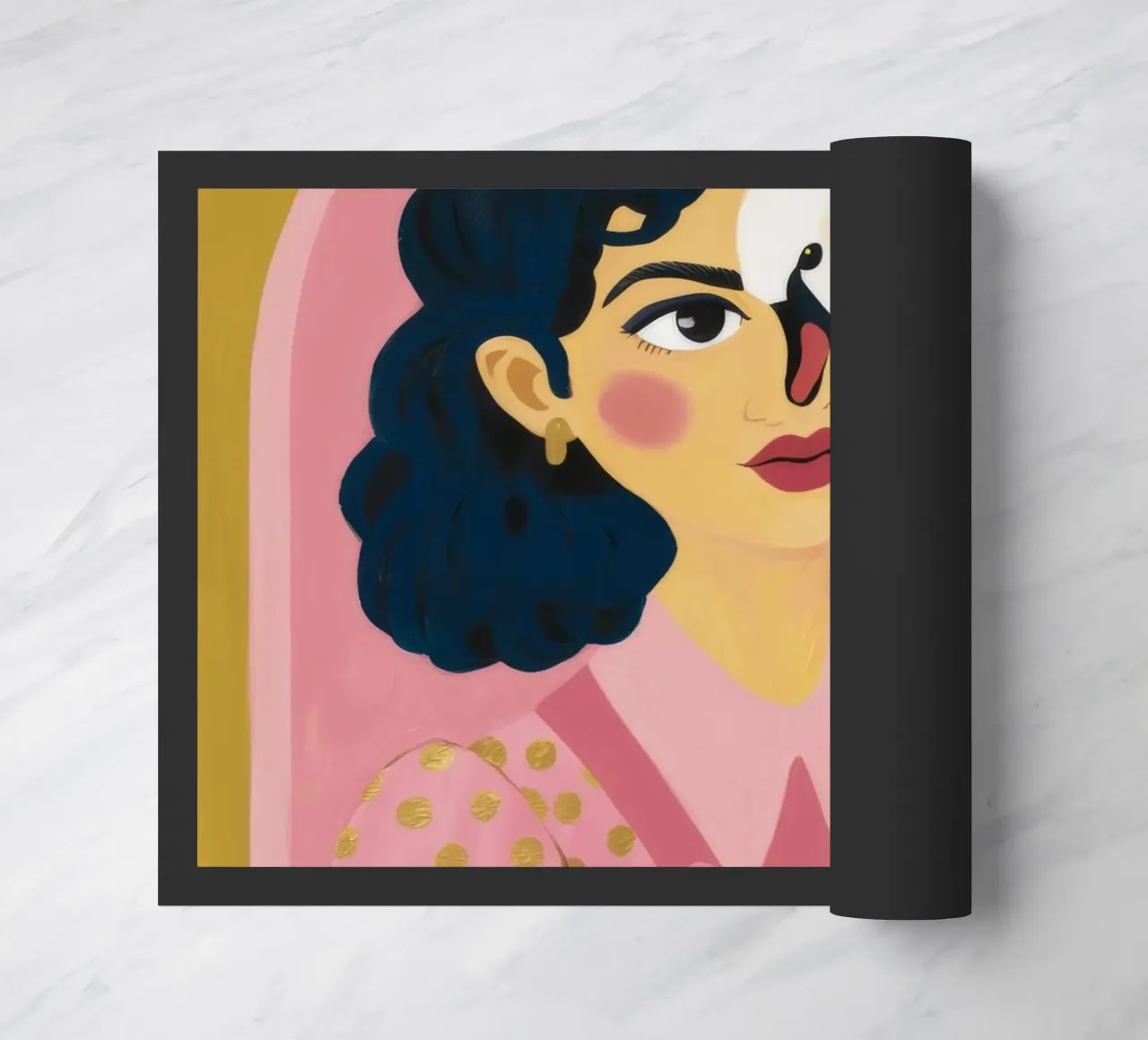Abbraccio etereo del cigno zerbino da Petal Canvas