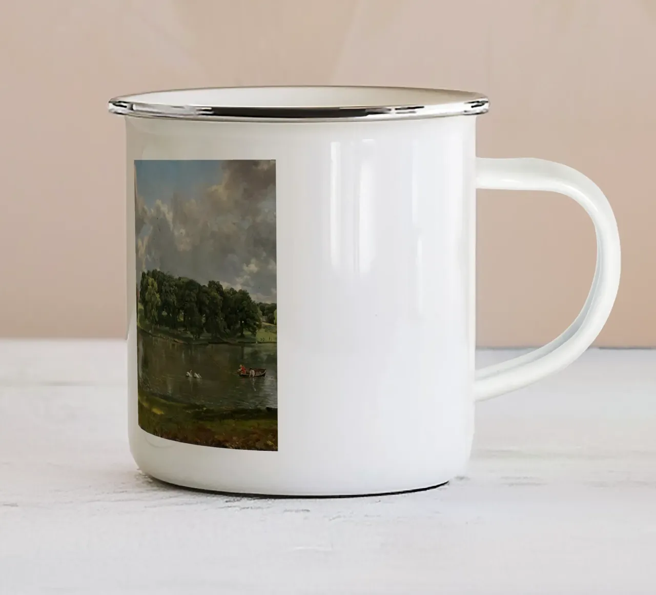 John Constable Arte tazza in smalto da Brooke