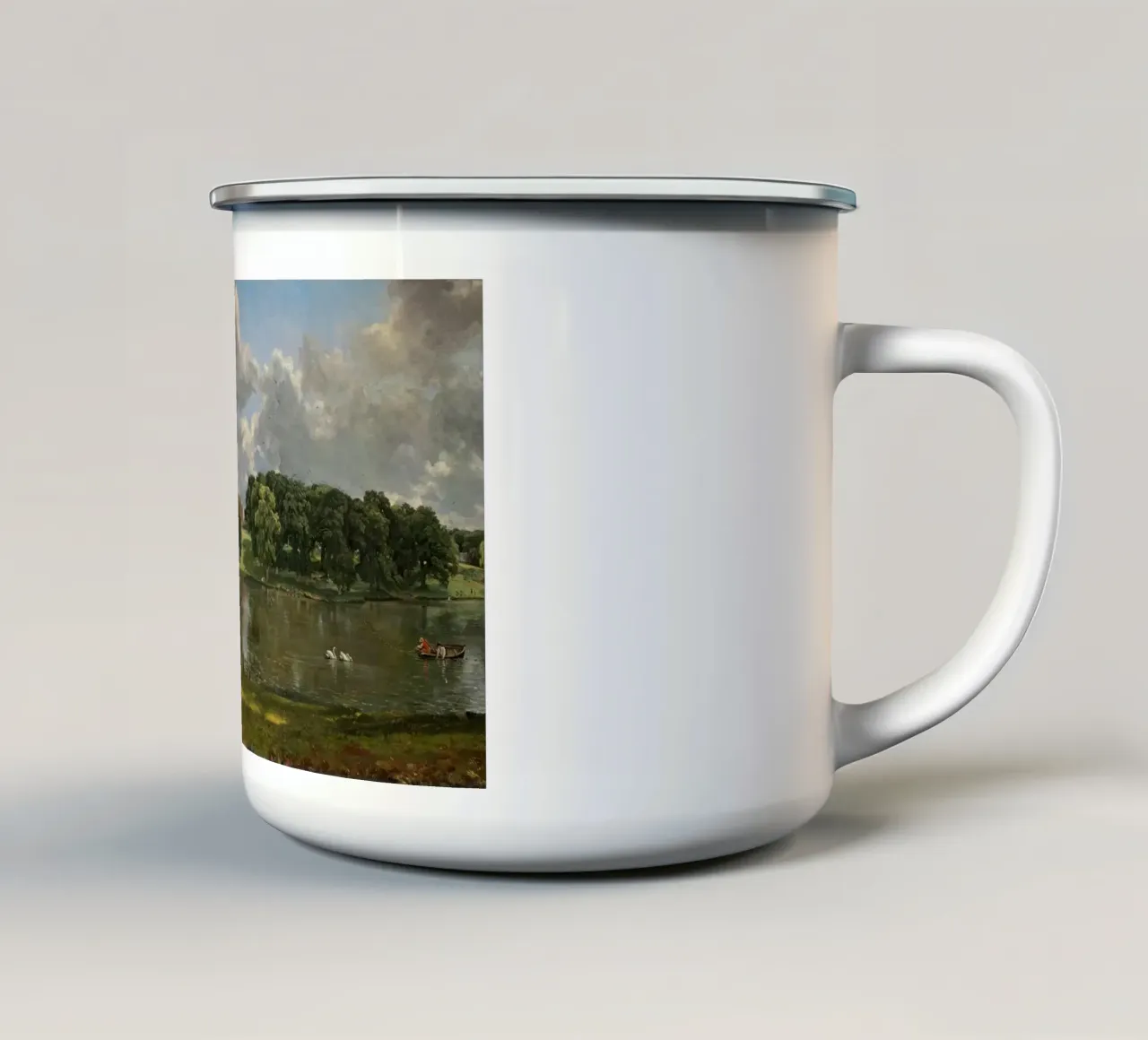 John Constable Arte tazza in smalto da Brooke