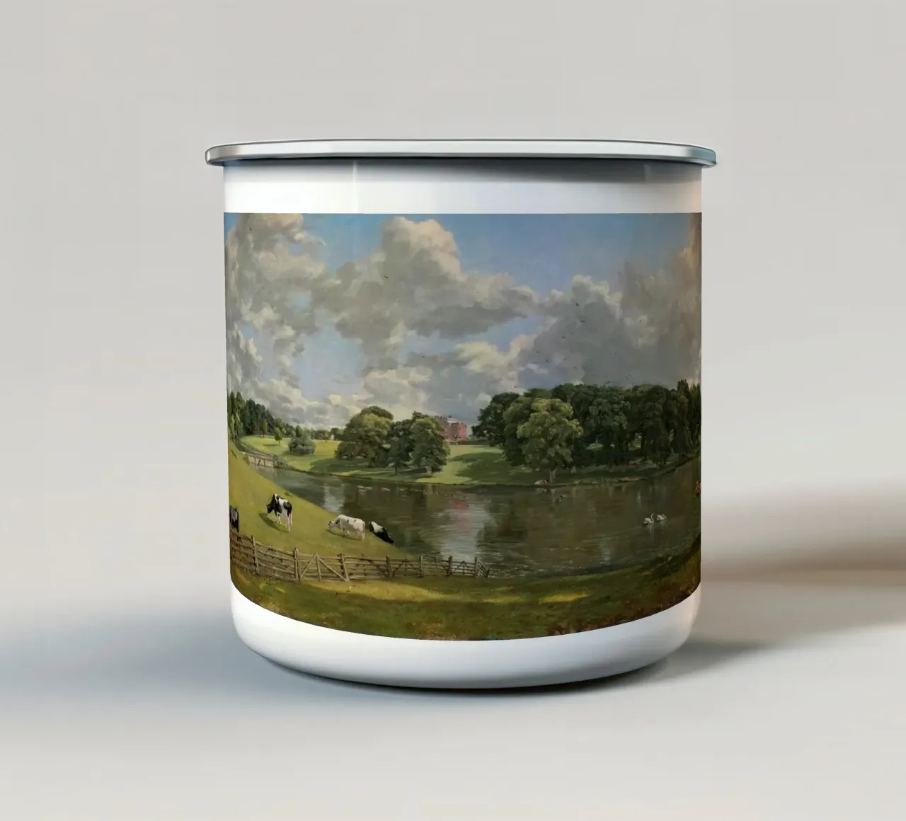 John Constable Arte tazza in smalto da Brooke