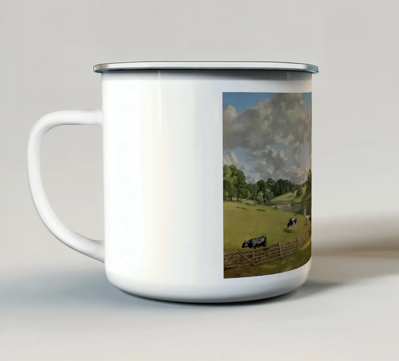 John Constable Arte tazza in smalto da Brooke