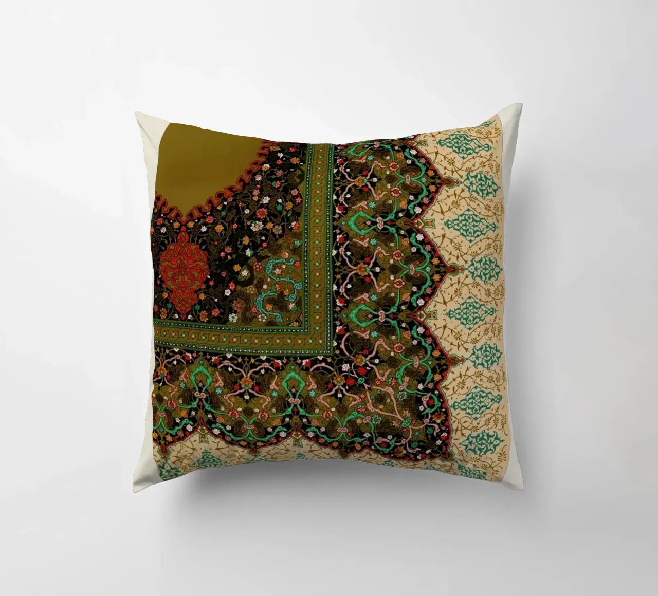 Racinet -  Indo-Persian Ornamental Pattern cuscino da Vintage by JUNIQE