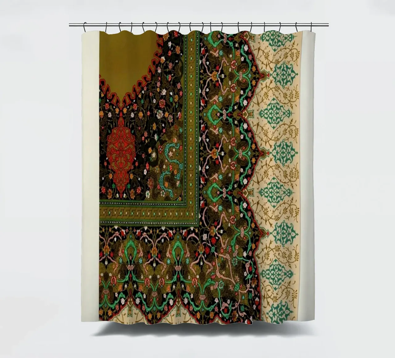 Racinet -  Indo-Persian Ornamental Pattern tenda da doccia da Vintage by JUNIQE