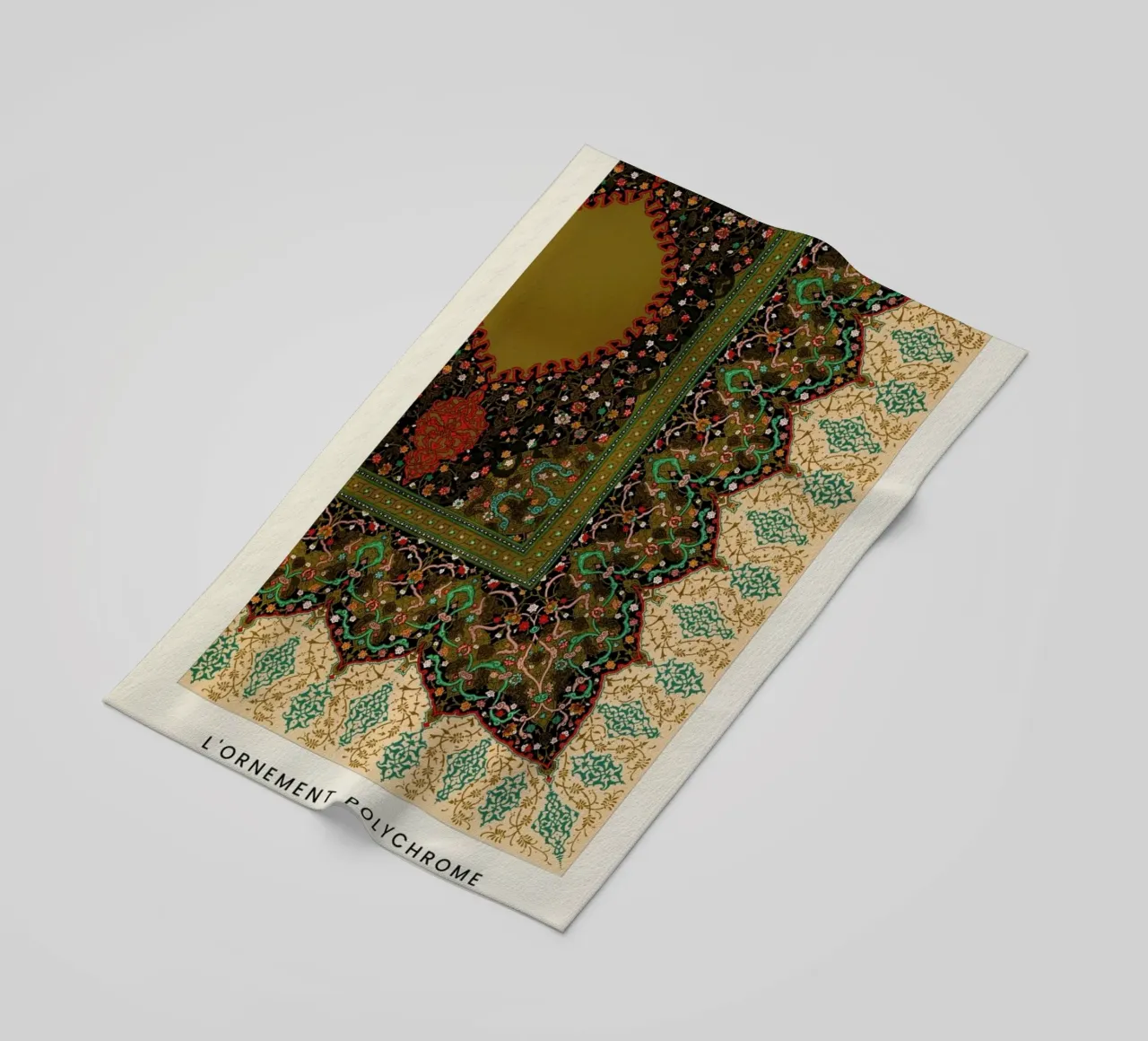 Racinet -  Indo-Persian Ornamental Pattern telo mare da Vintage by JUNIQE