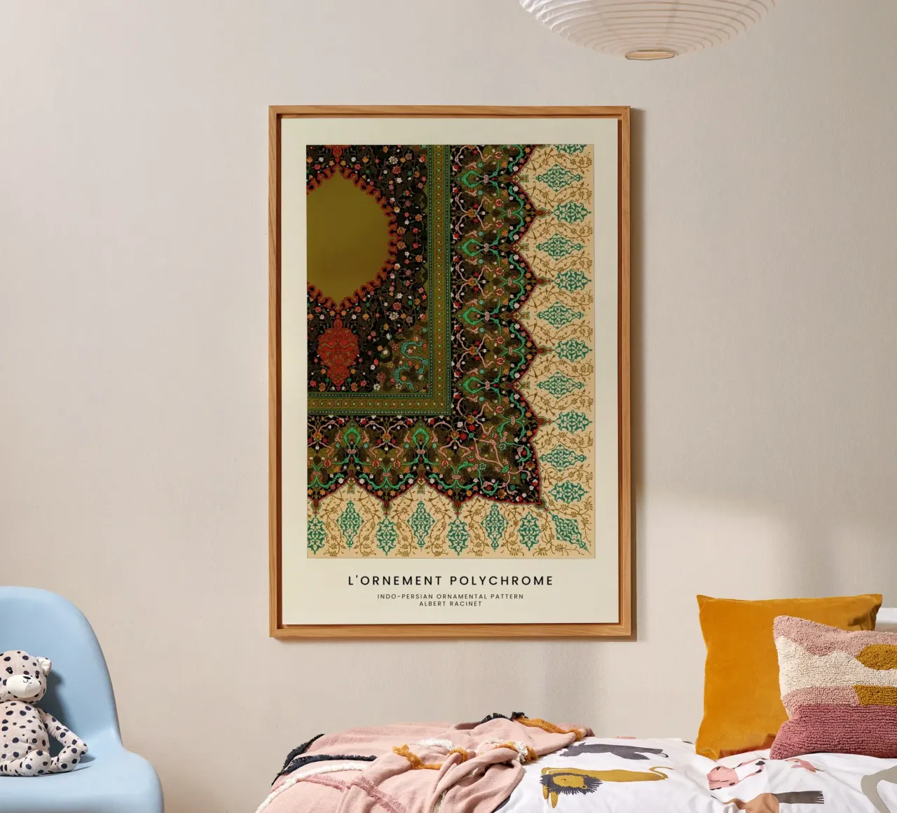 Racinet -  Indo-Persian Ornamental Pattern alluminio dibond da Vintage by JUNIQE