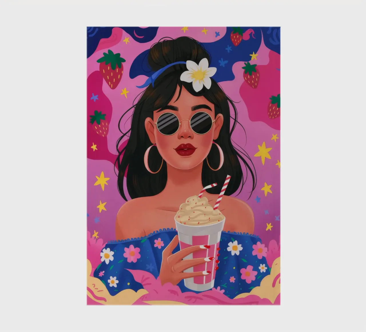 Floral Delight Sip notebook by Petal Canvas