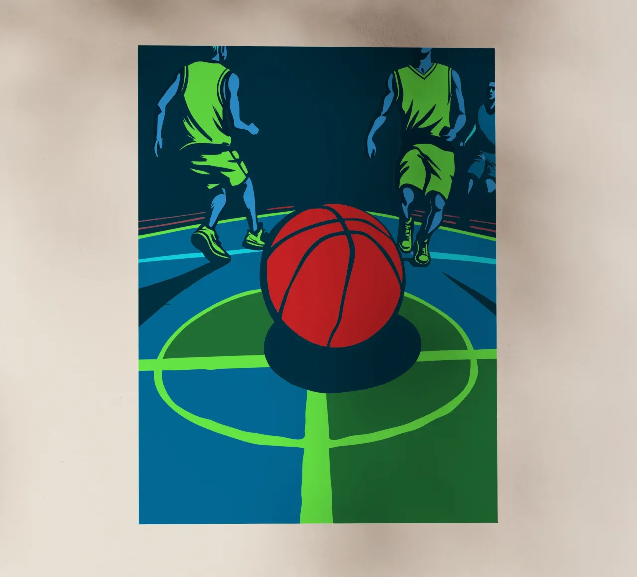 Giocare a basket pellicola backlit da SPORTS ONLY