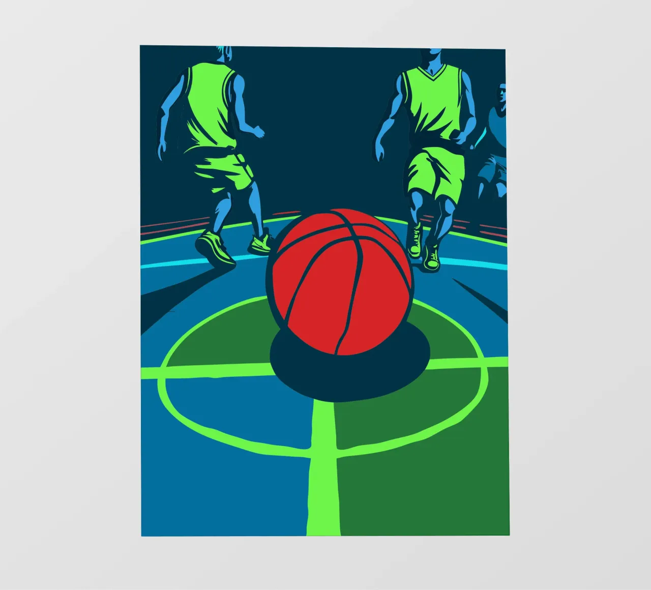 Giocare a basket pellicola backlit da SPORTS ONLY