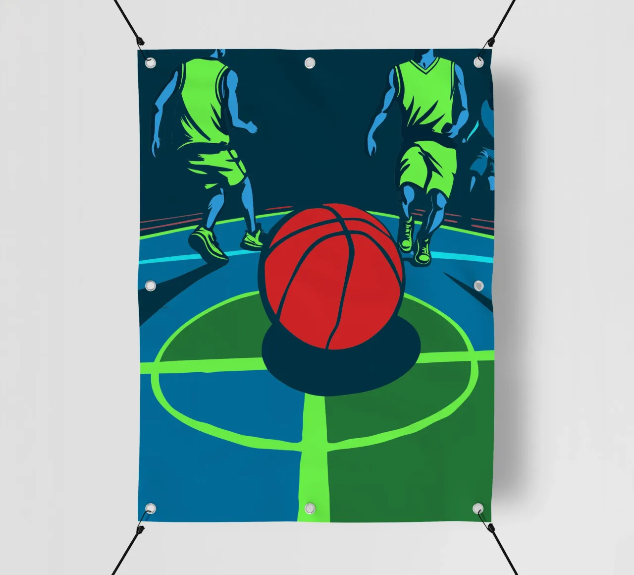 Giocare a basket telo in pvc da SPORTS ONLY