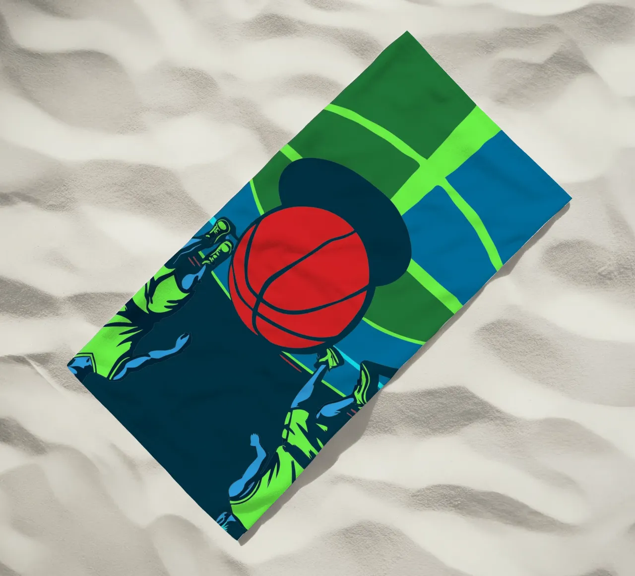 Giocare a basket telo mare da SPORTS ONLY