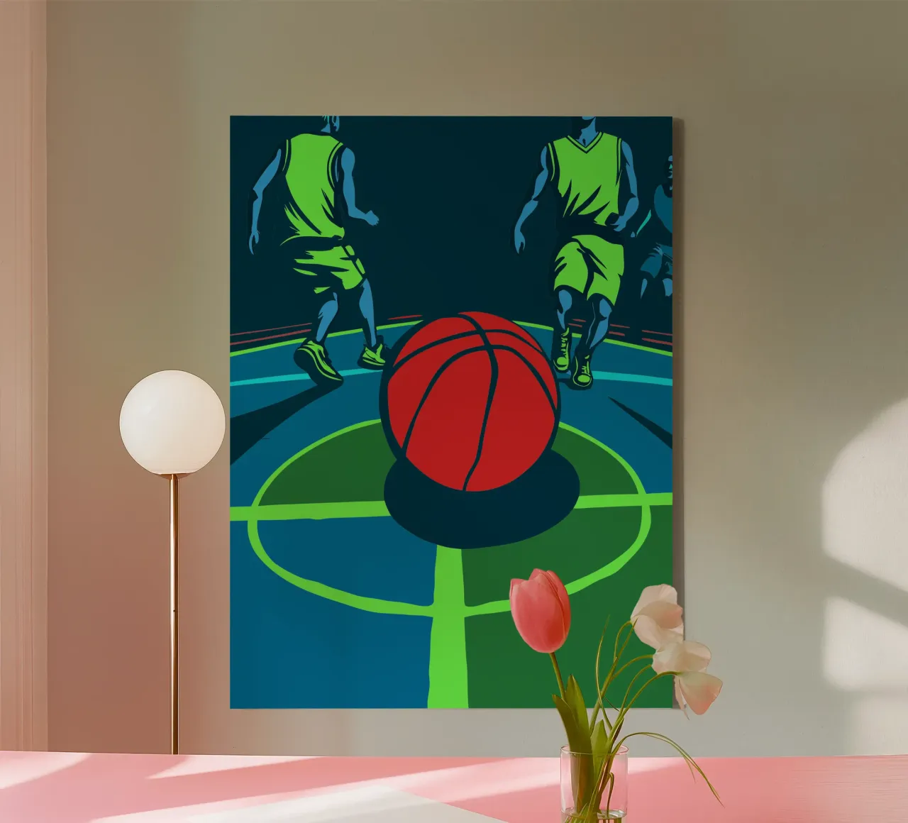 Giocare a basket tela con Cornice a cassetta da SPORTS ONLY