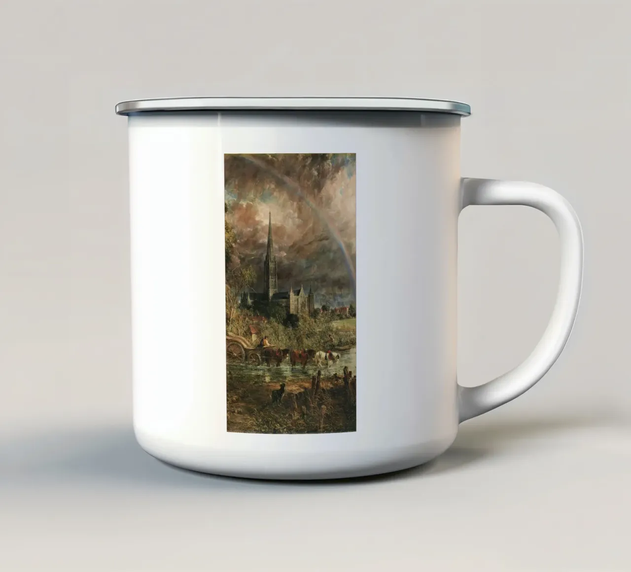 John Constable Arte tazza in smalto da Brooke