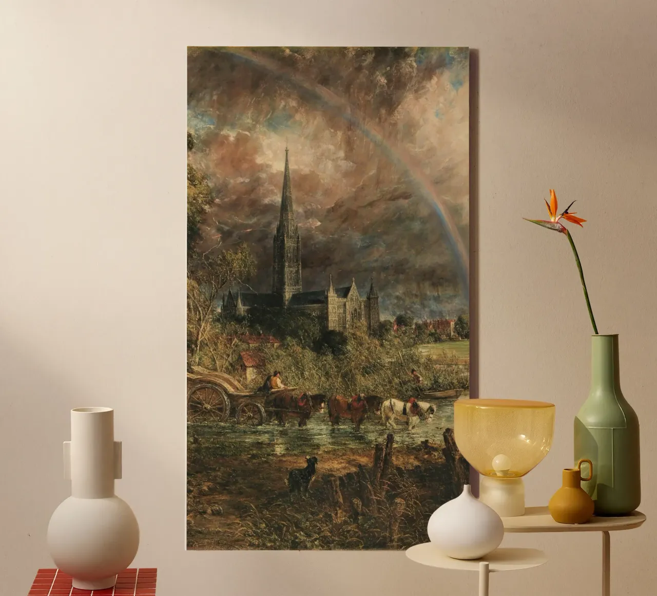 John Constable Kunst canvas met Baklijst van Brooke