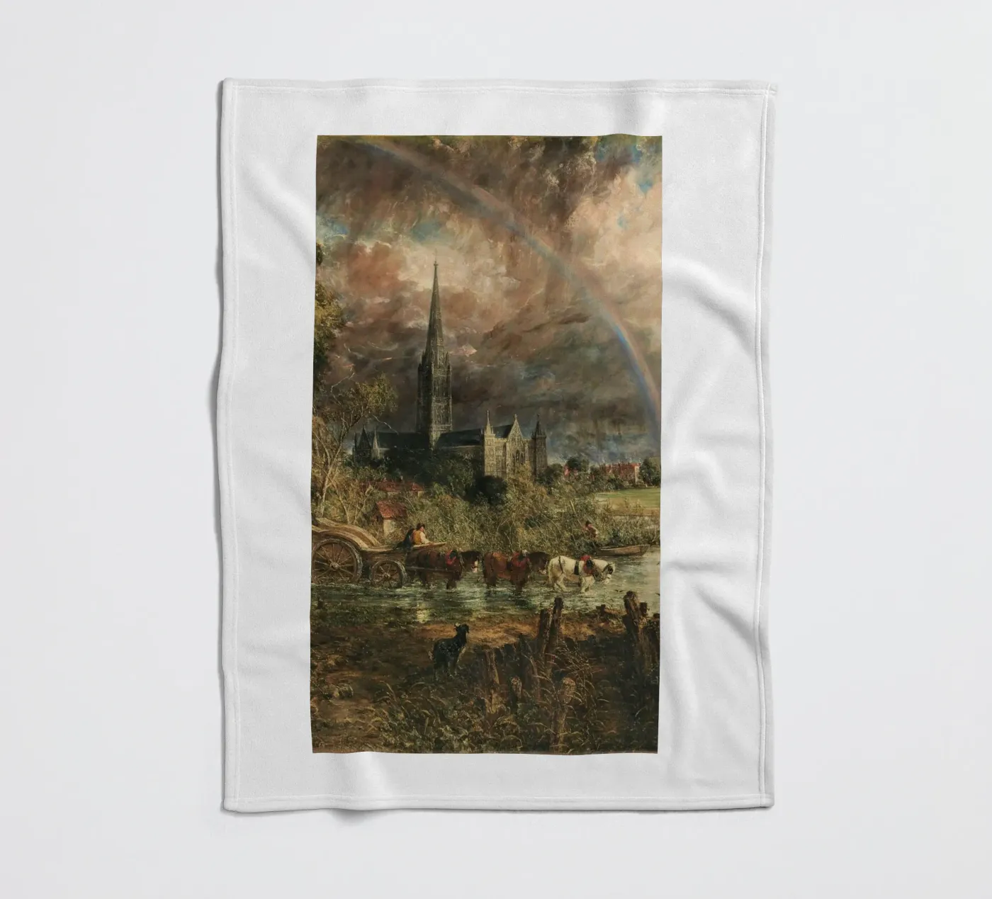John Constable Art Fleecedecke von Brooke