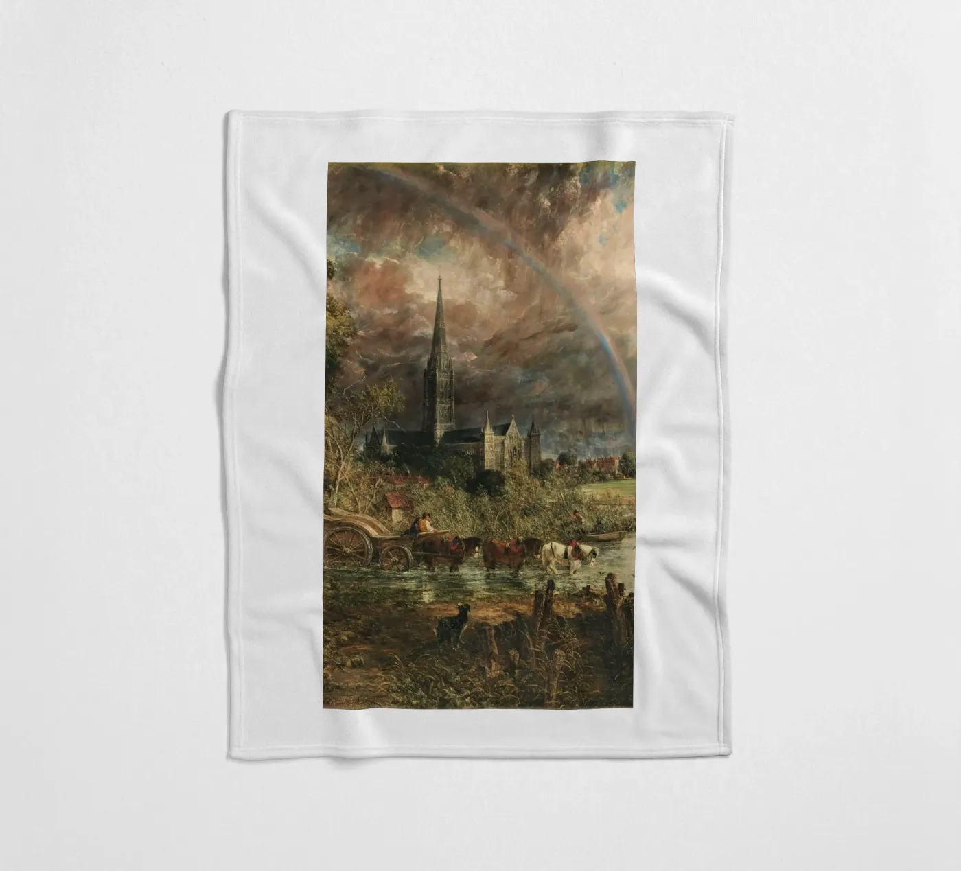 John Constable Art Fleecedecke von Brooke