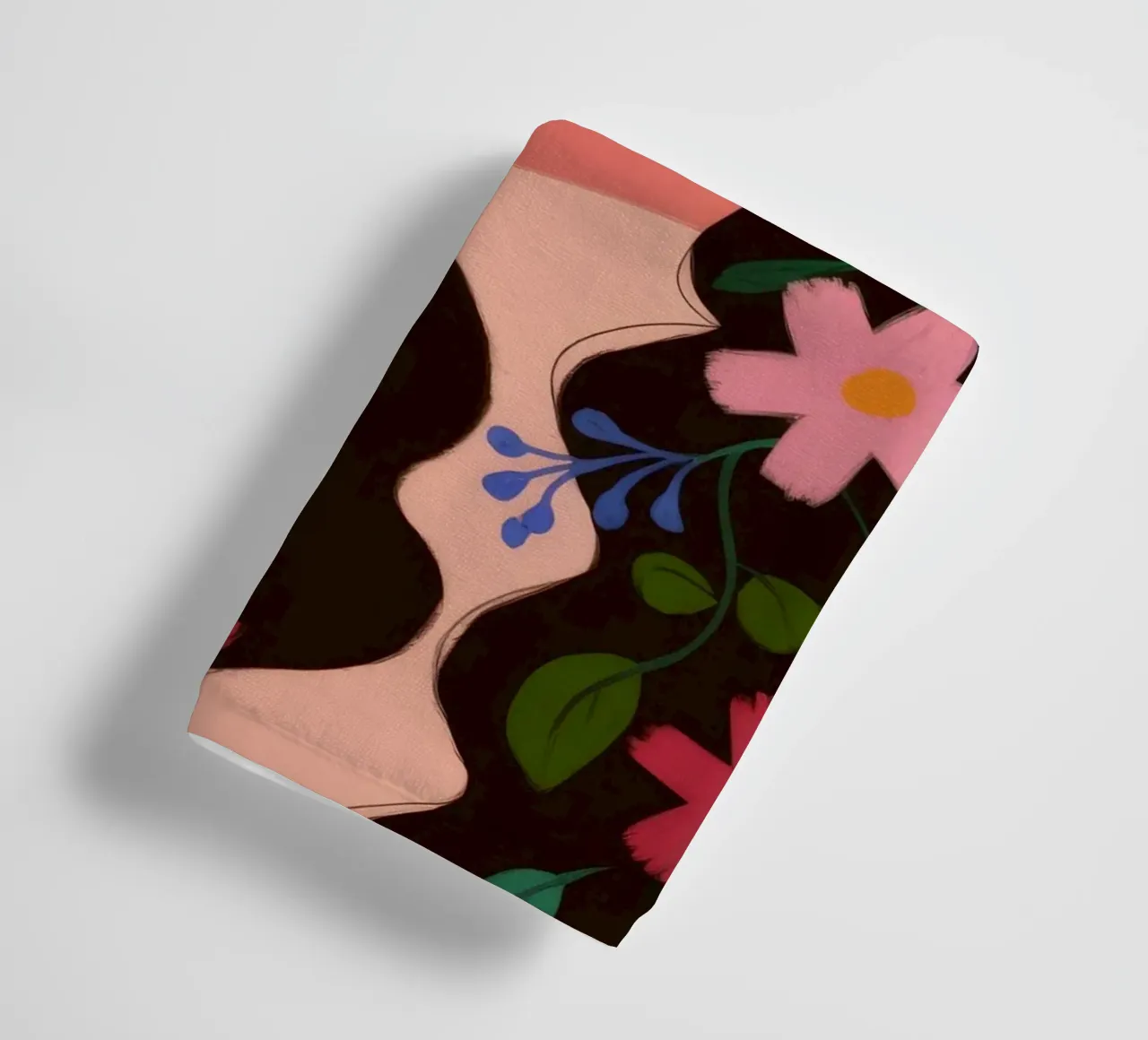 Armonia dei capelli in fiore asciugamano da bagno da Petal Canvas