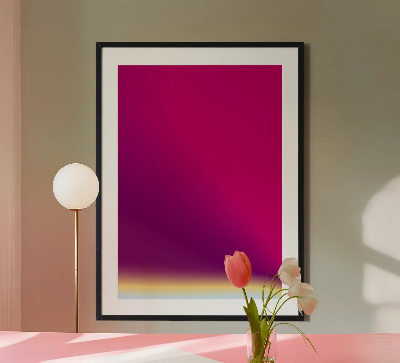 ATTRACTION poster con telaio in plastica da ÂME LIBRE STUDIO