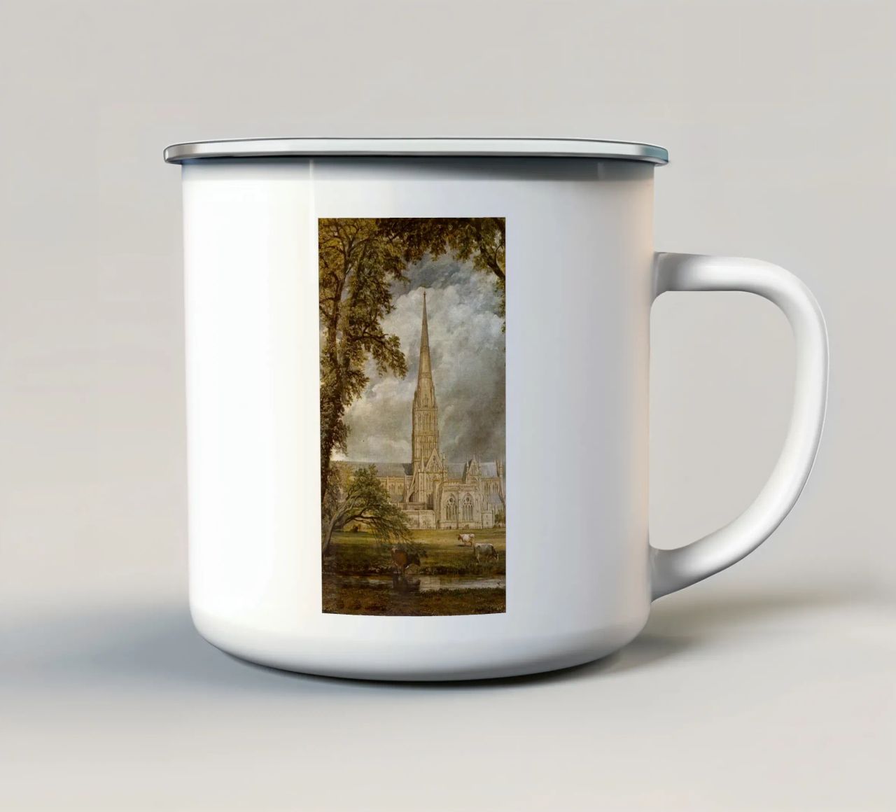 John Constable tazza in smalto da Brooke