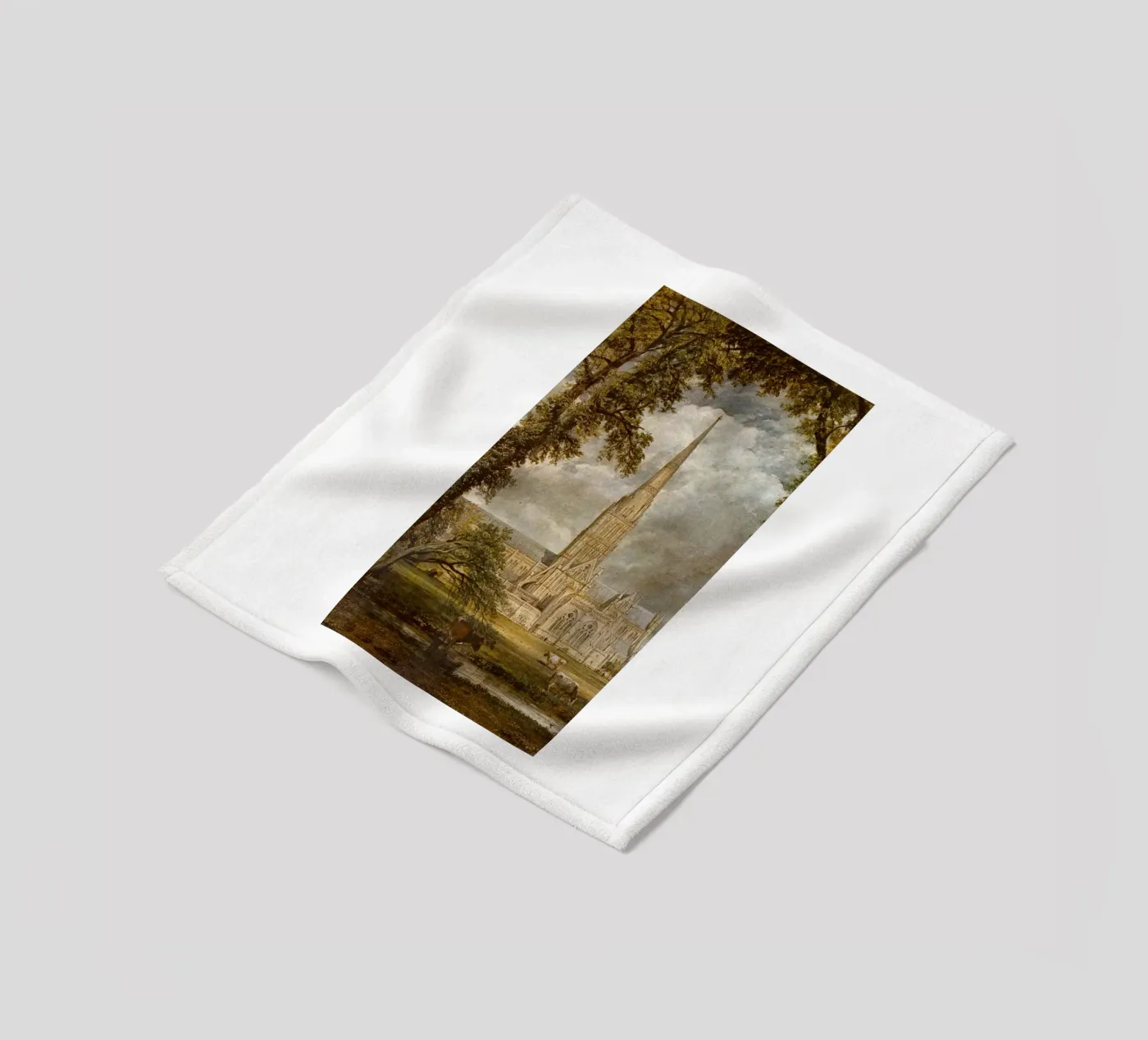 John Constable fleece blanket by Brooke
