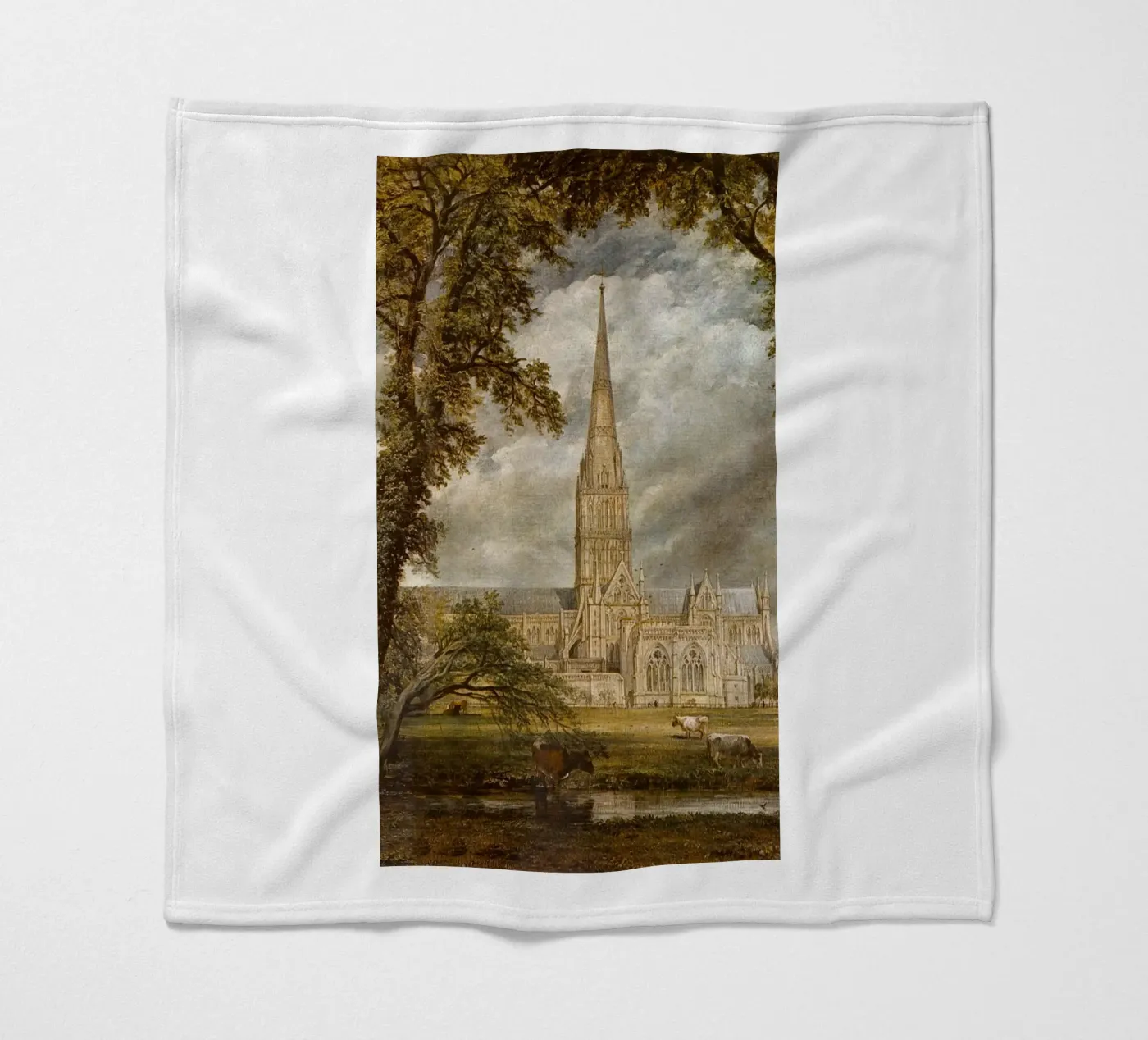 John Constable fleece blanket by Brooke