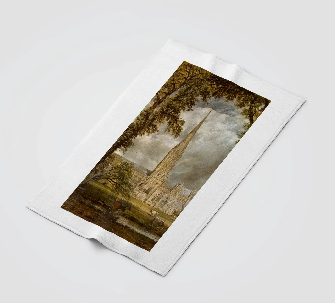 John Constable fleece blanket by Brooke