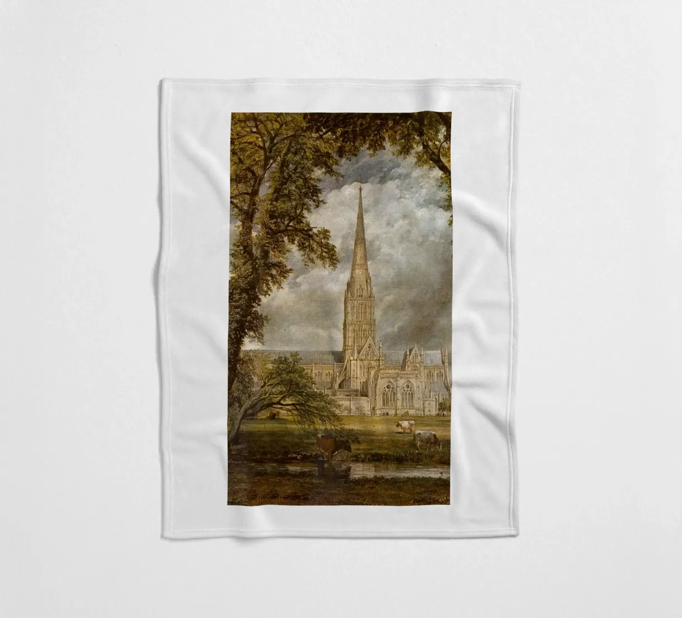 John Constable fleece blanket by Brooke