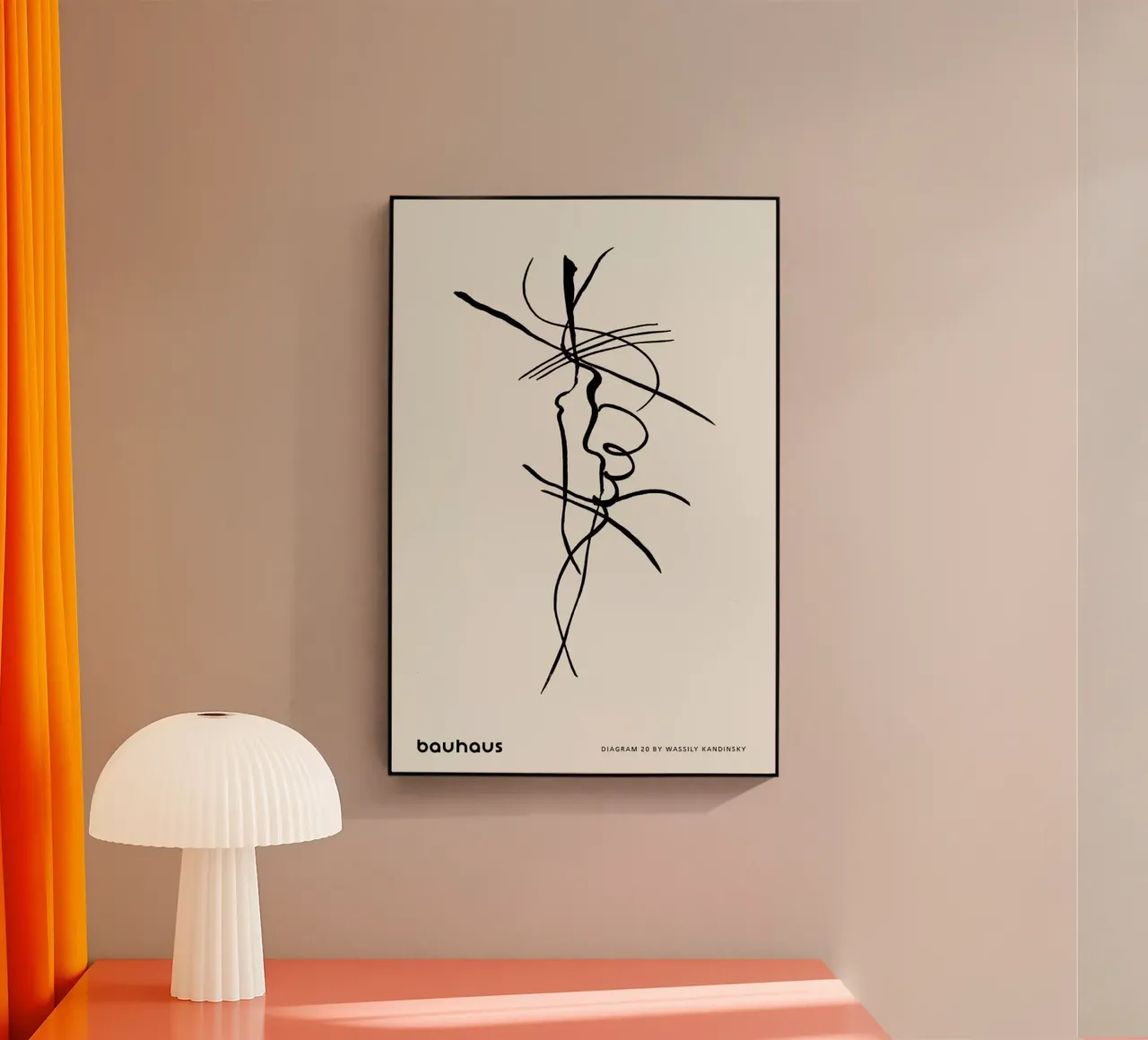 Kandinsky - Diagram 20 acrylic glass by Vintage by JUNIQE