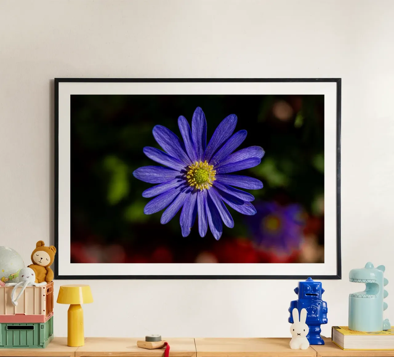 Flor de una anémona de los Balcanes poster de Marcus Beckert | Fotografie