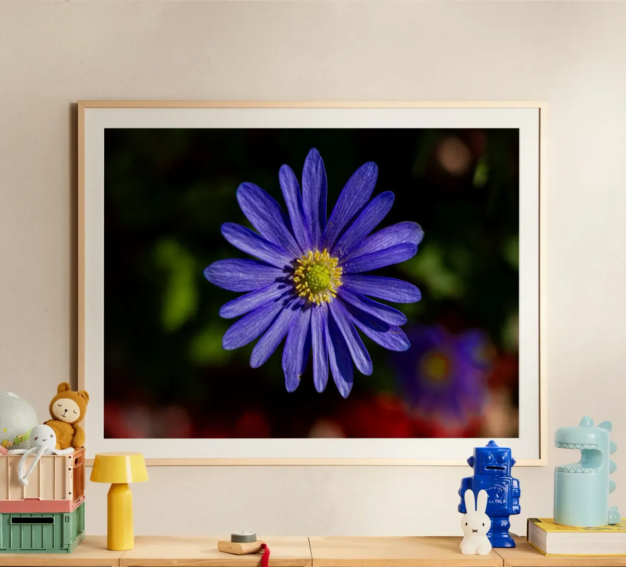 Flor de una anémona de los Balcanes poster de Marcus Beckert | Fotografie