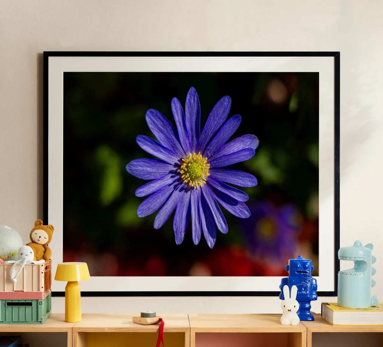 Flor de una anémona de los Balcanes poster de Marcus Beckert | Fotografie