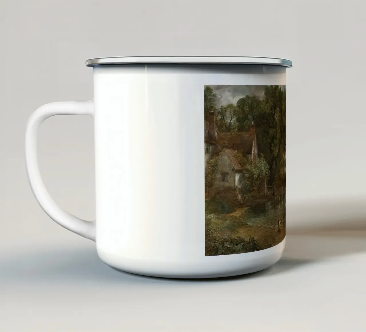 John Constable Arte tazza in smalto da Brooke
