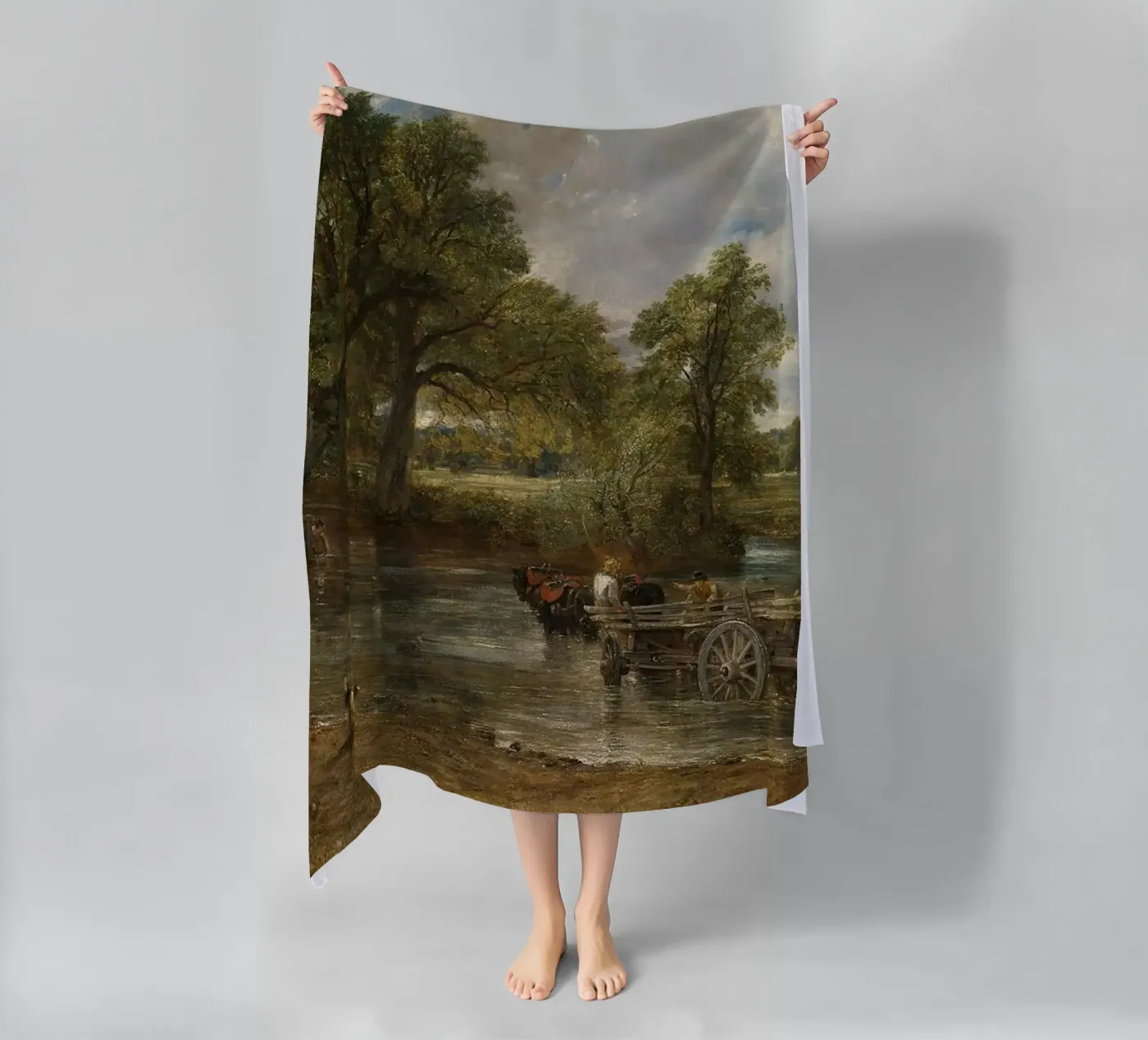 John Constable Kunst strandhanddoek van Brooke