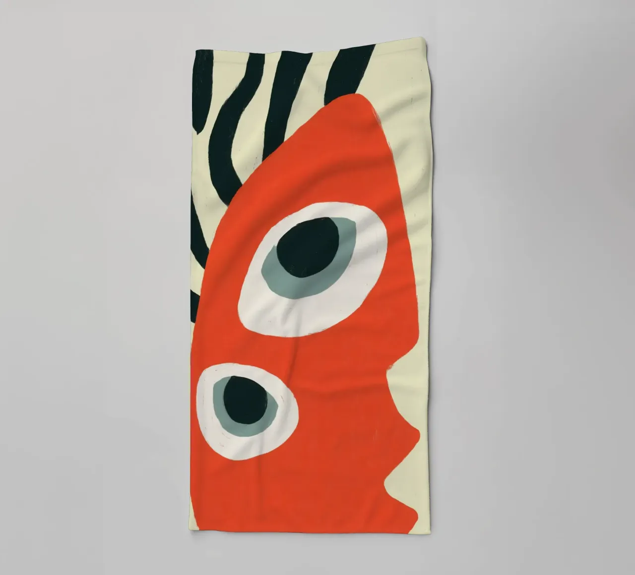 In the Eyes of Others | Abstract Painting towel by Autofocus