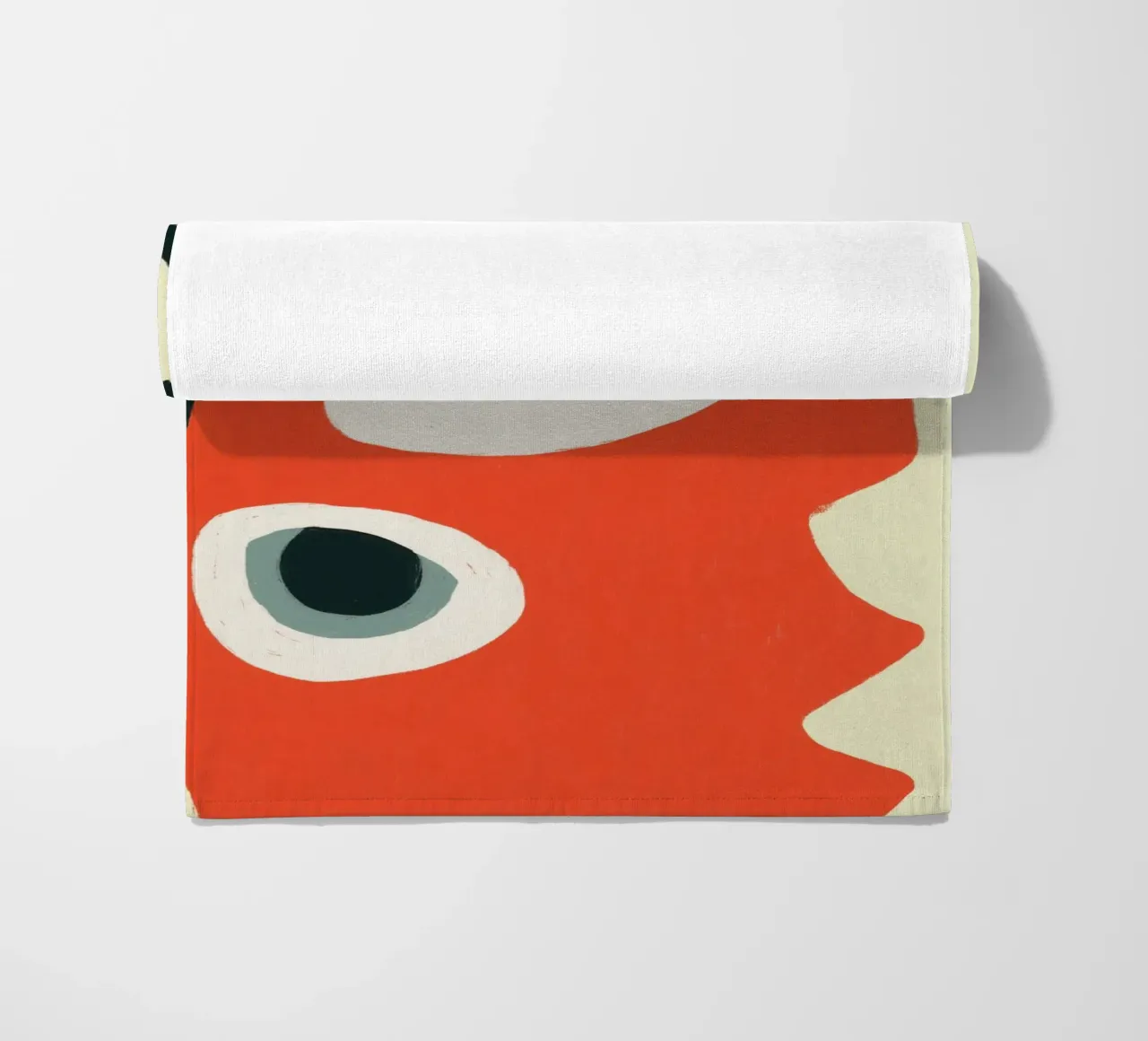 In the Eyes of Others | Abstract Painting beach towel by Autofocus