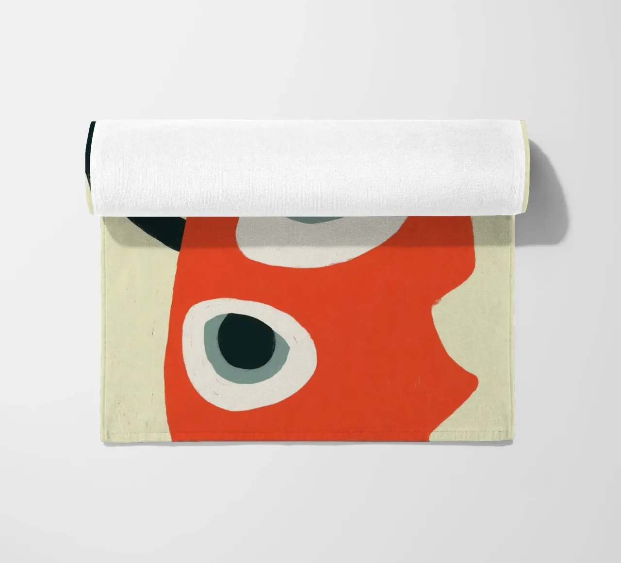 In the Eyes of Others | Abstract Painting beach towel by Autofocus
