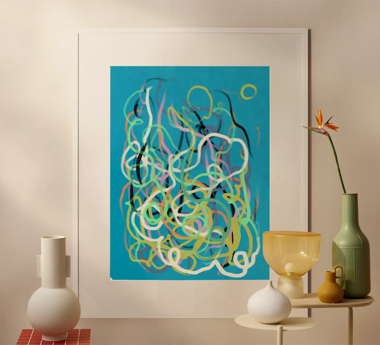 Fiamme lineari poster da Little Dean