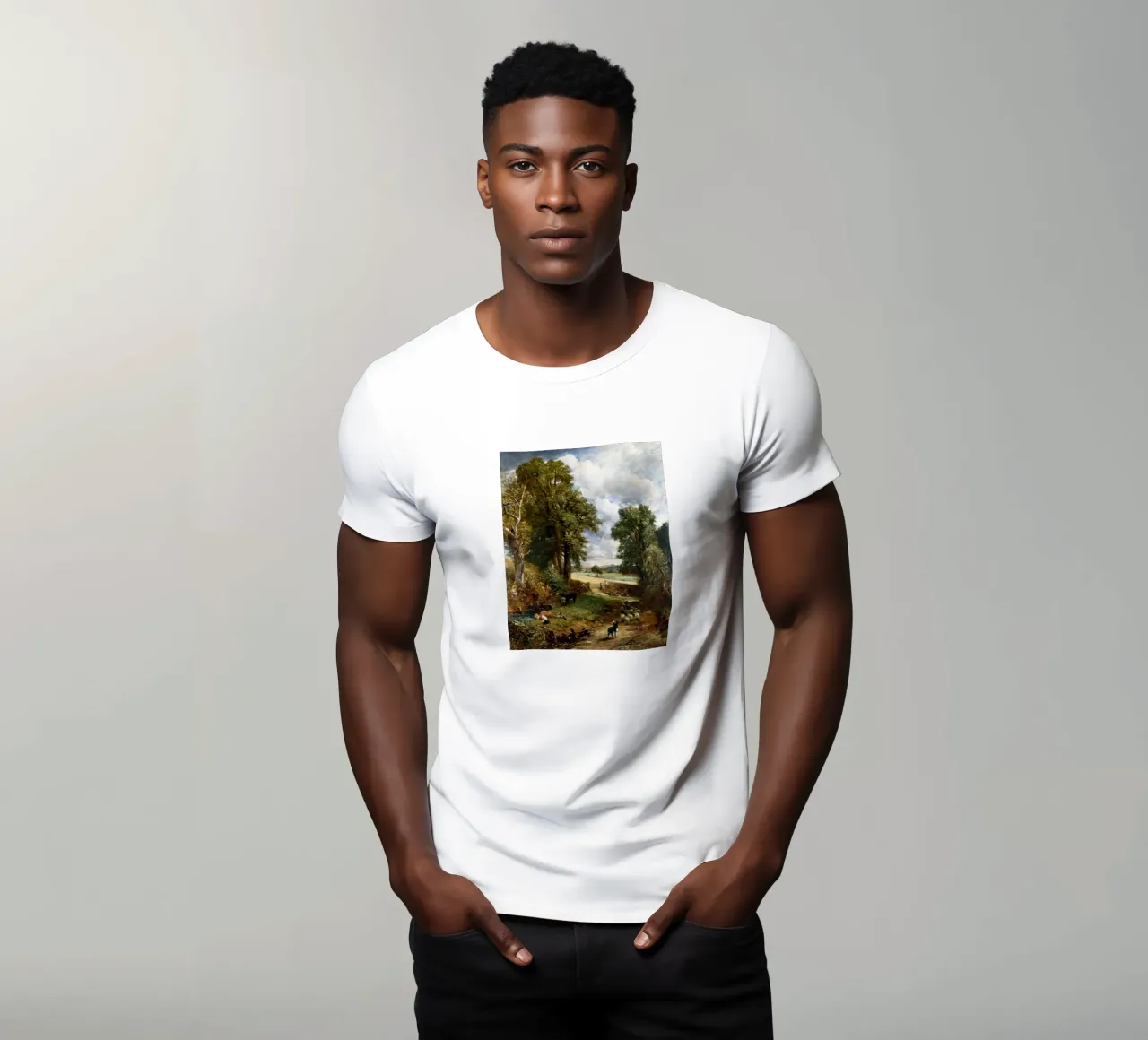 John Constable Art t-shirt by Brooke