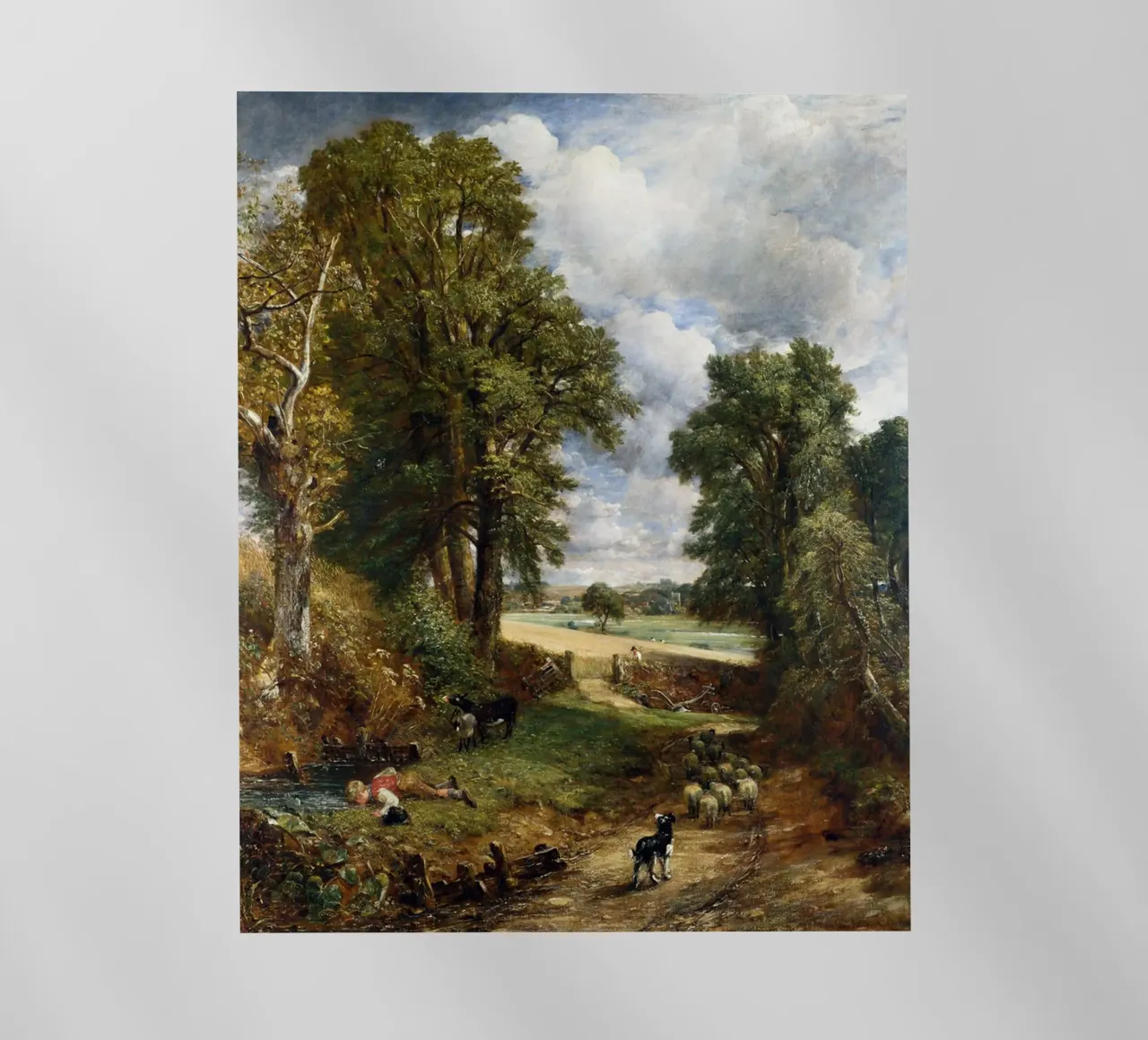 John Constable Art backlit film by Brooke