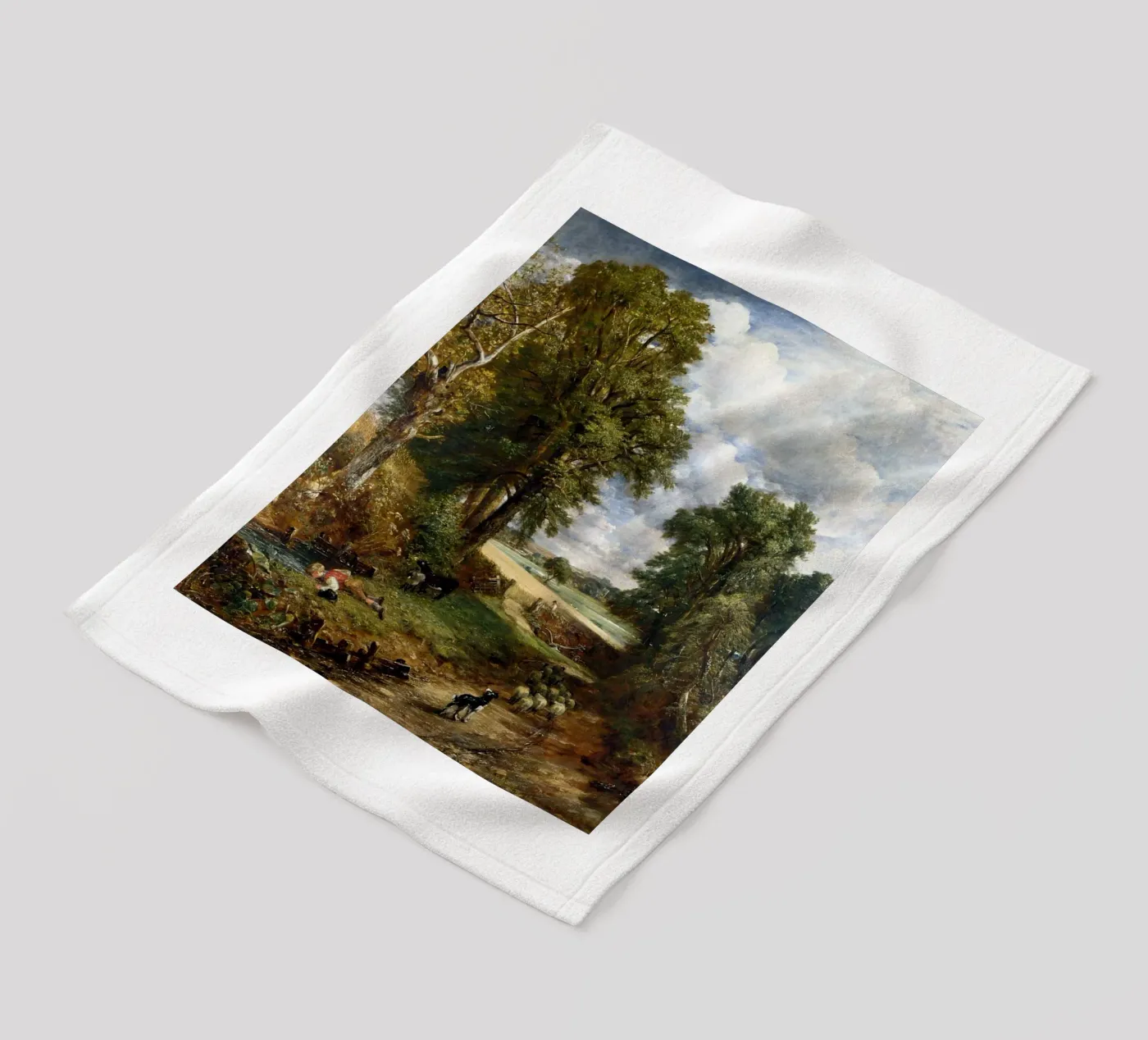 John Constable Kunst Fleecedecke von Brooke