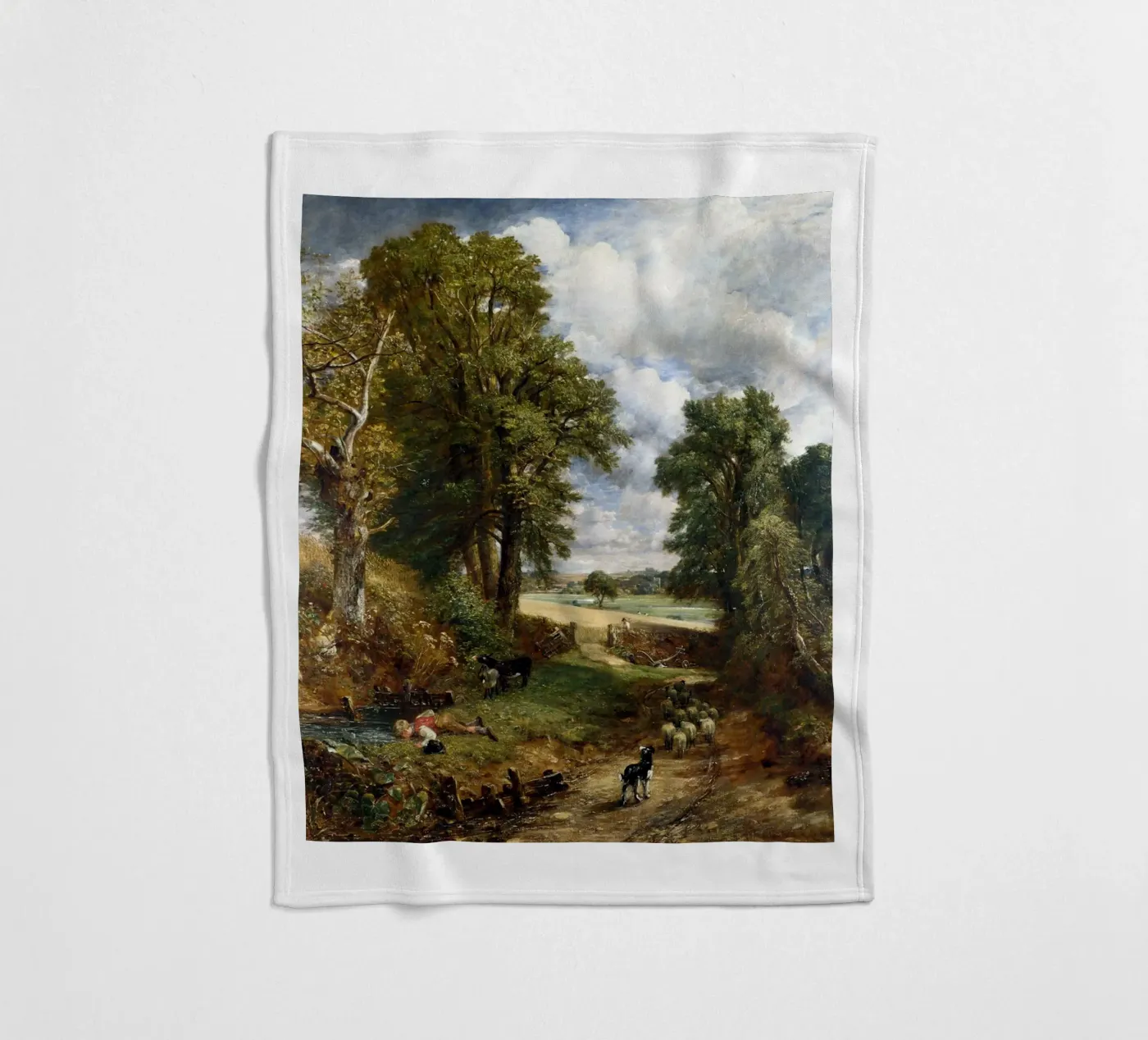 John Constable Kunst Fleecedecke von Brooke