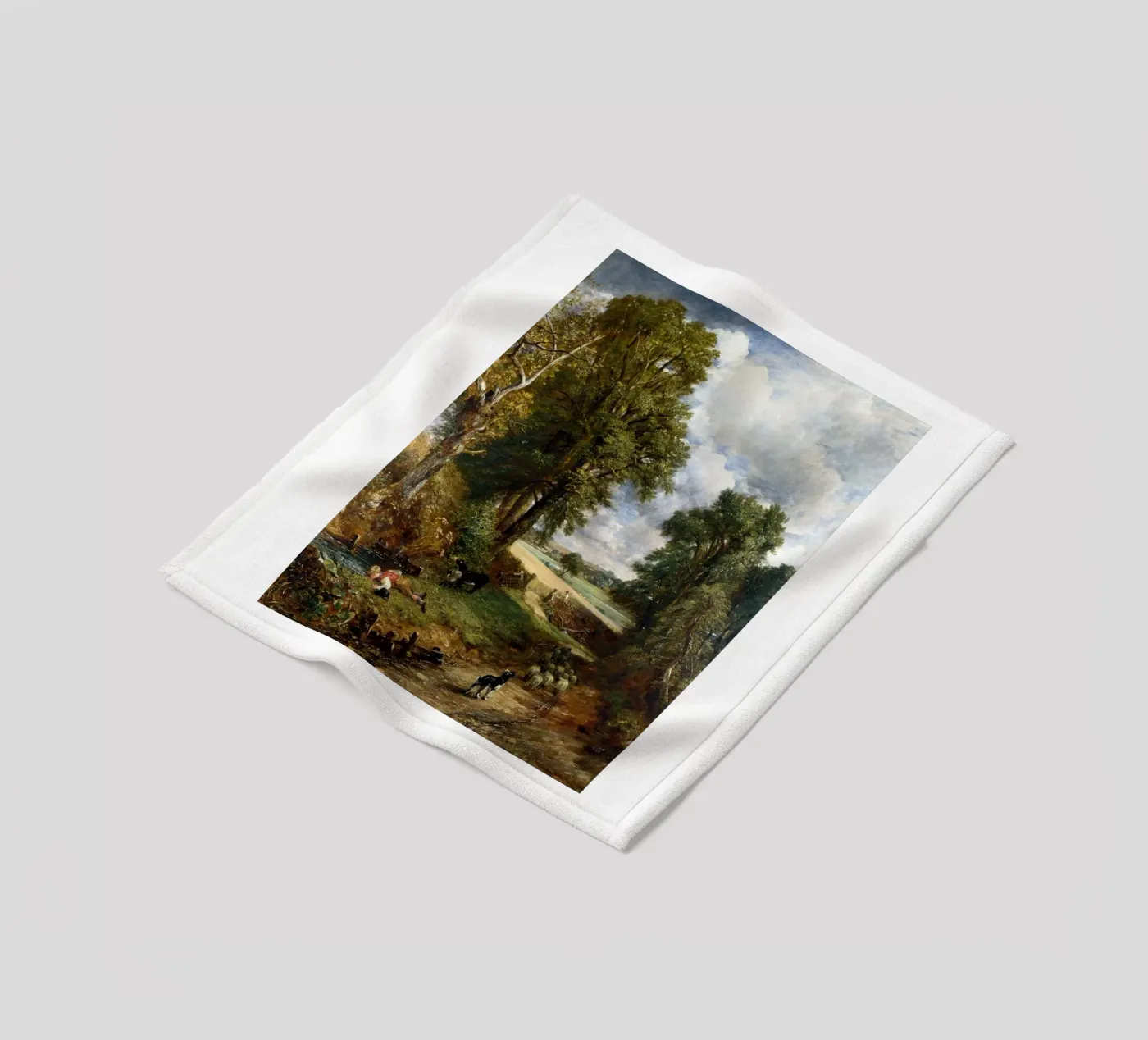 John Constable Kunst Fleecedecke von Brooke