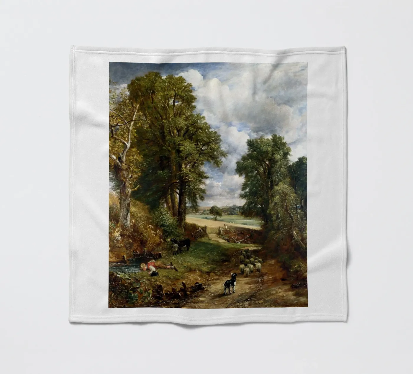 John Constable Kunst Fleecedecke von Brooke