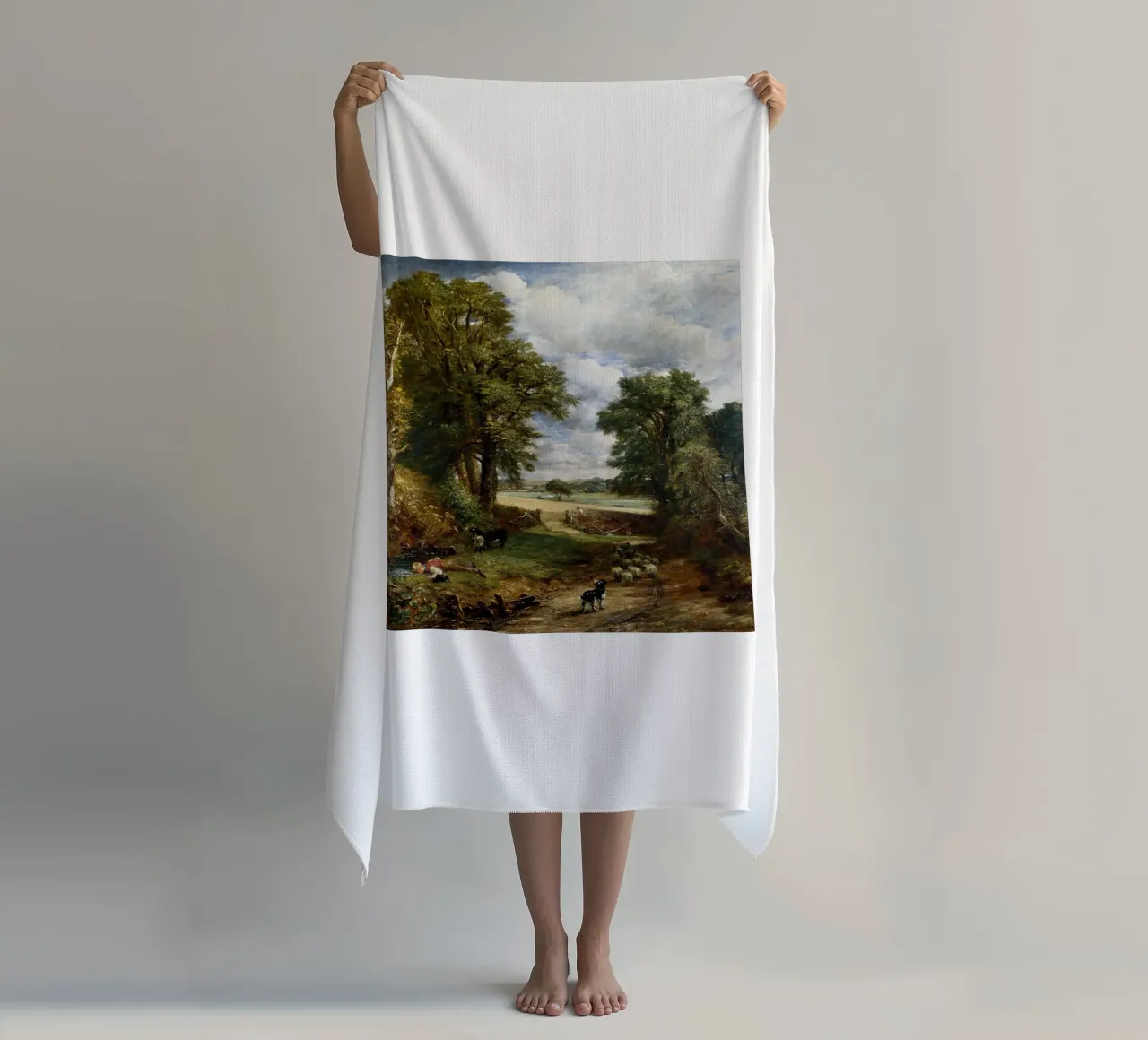 John Constable Arte telo mare da Brooke