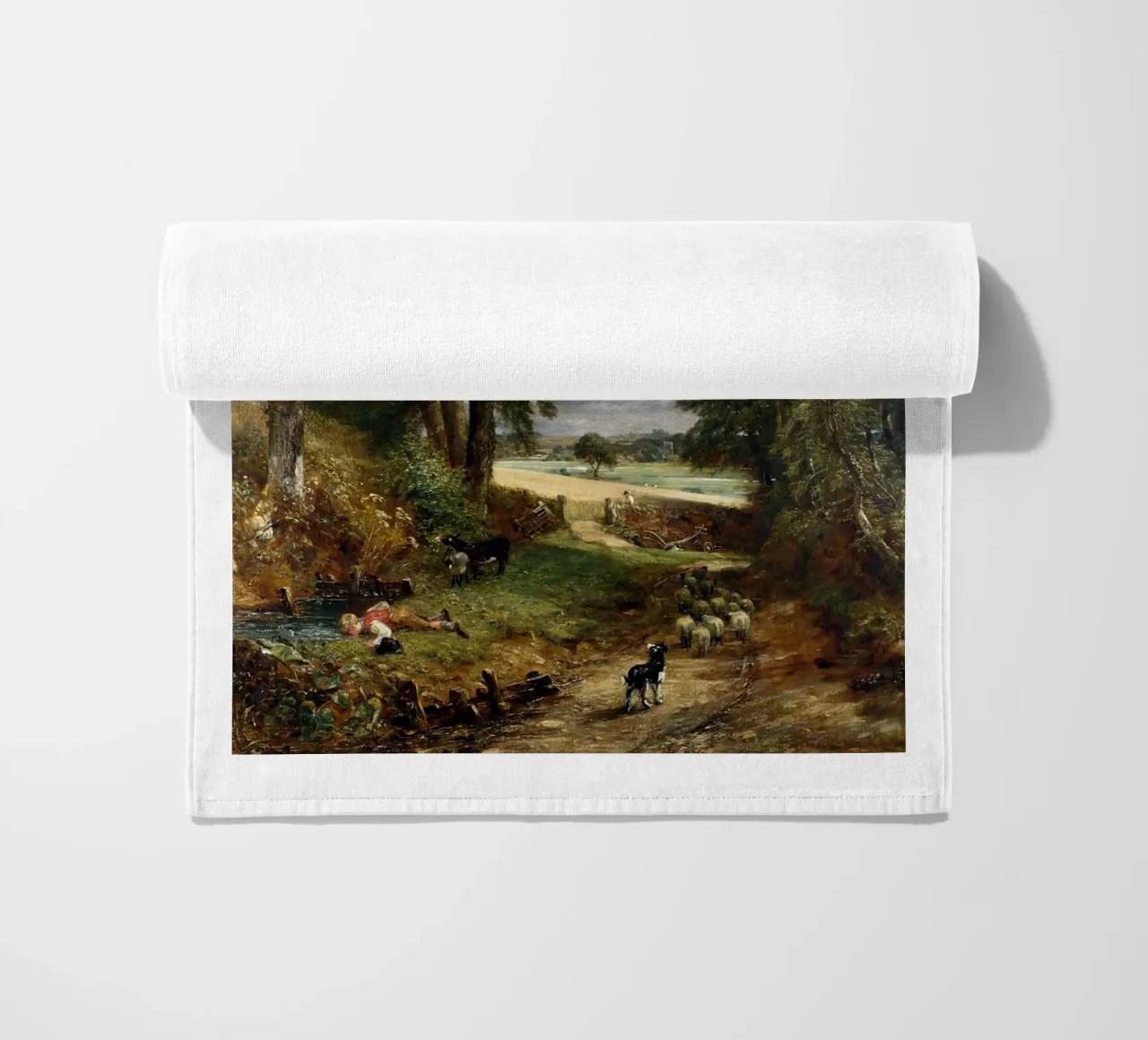 John Constable Arte telo mare da Brooke