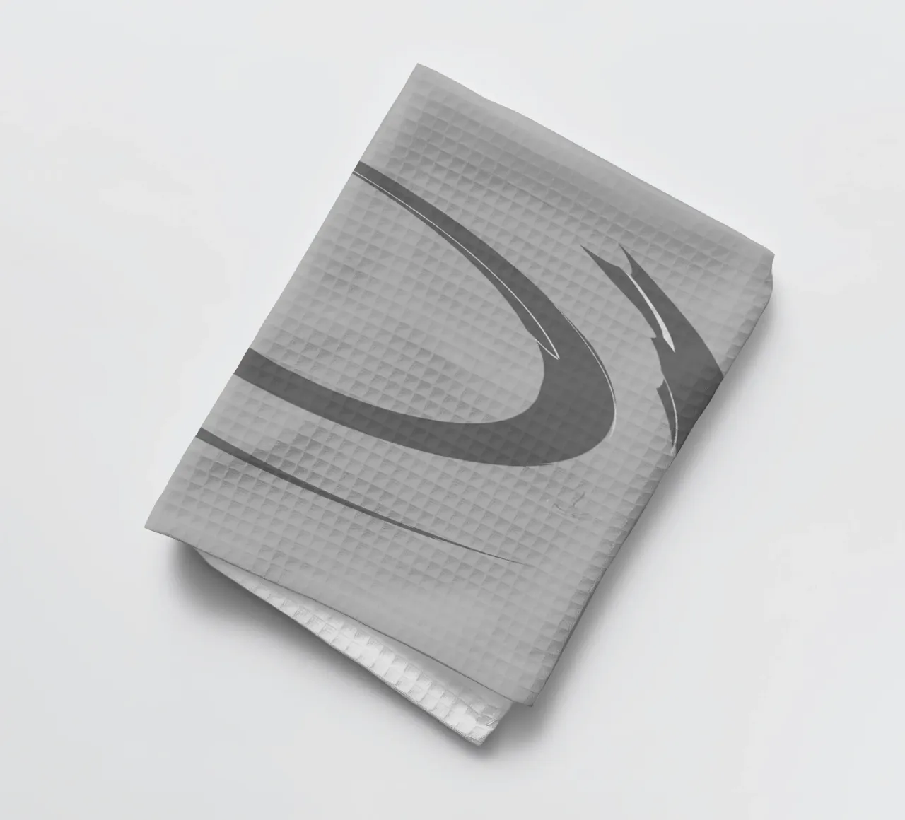 Abstrakte dynamische runde Muster in Grau Geschirrtuch von Something for you