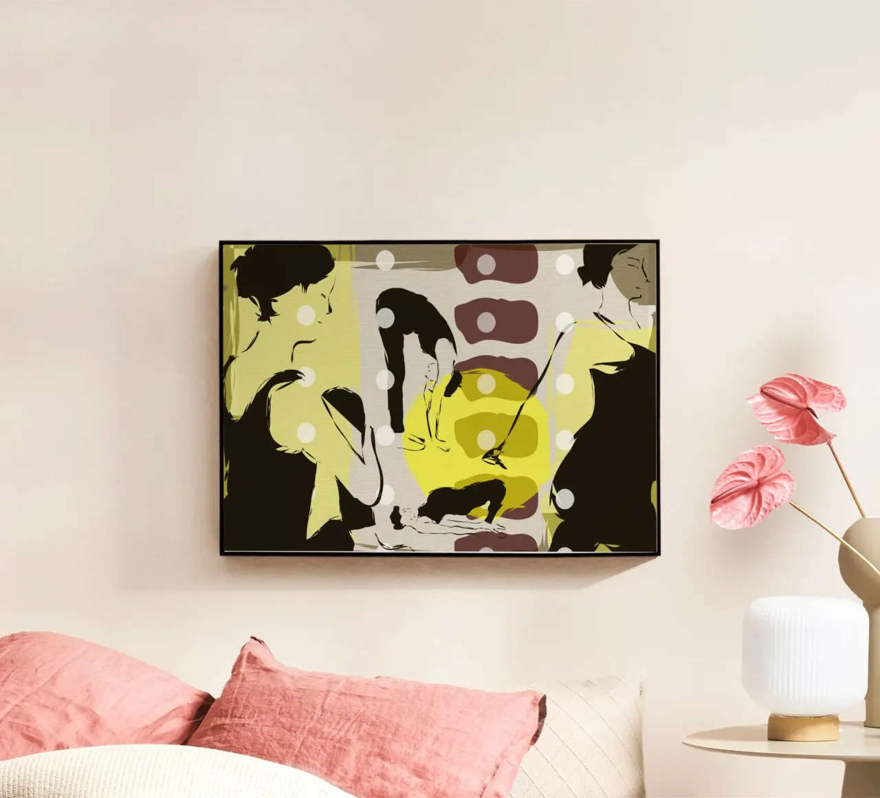 Yoga World acrylic glass by APC ARTWORK