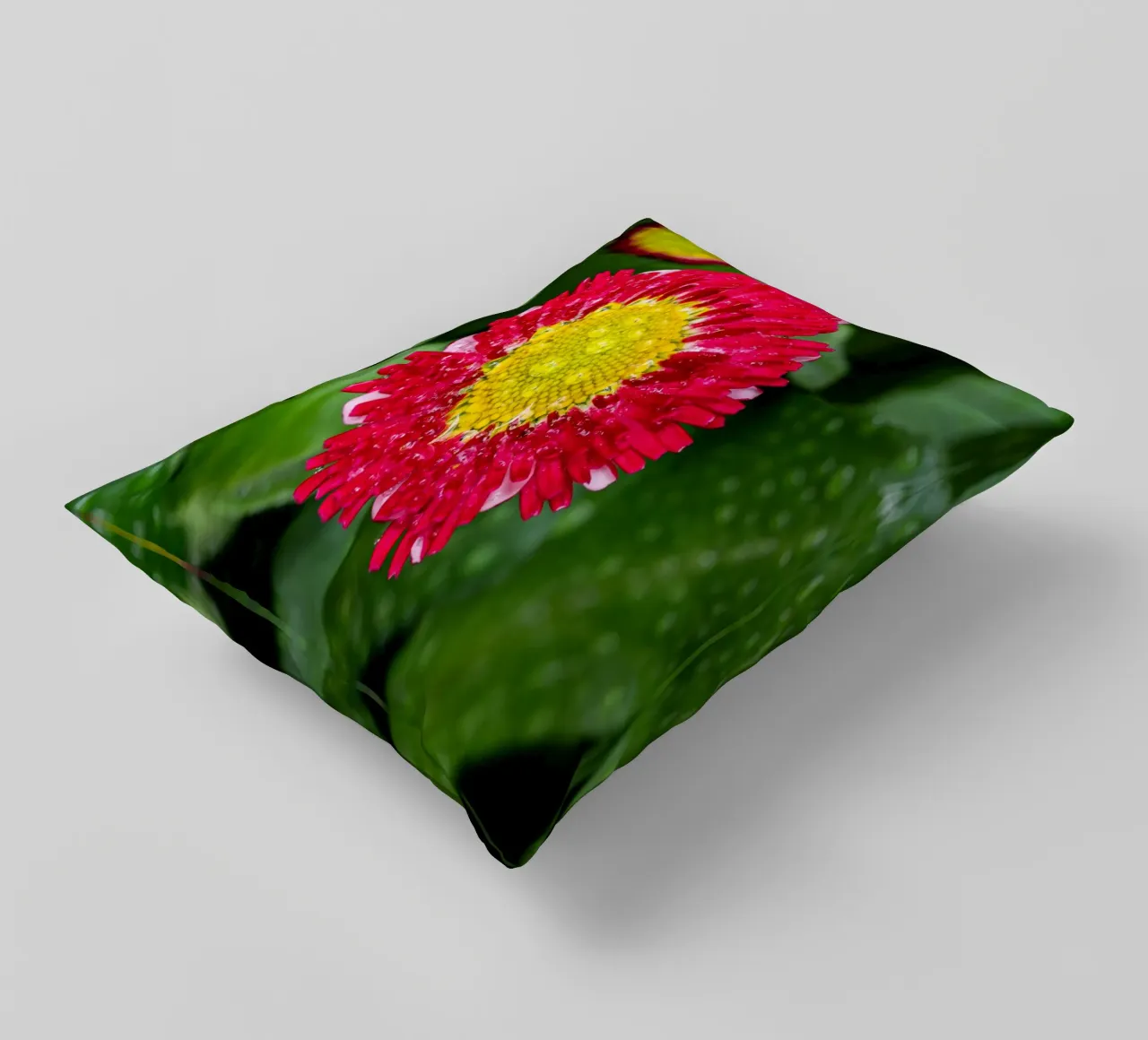 Rood madeliefje in de lente kussen van Marcus Beckert | Fotografie