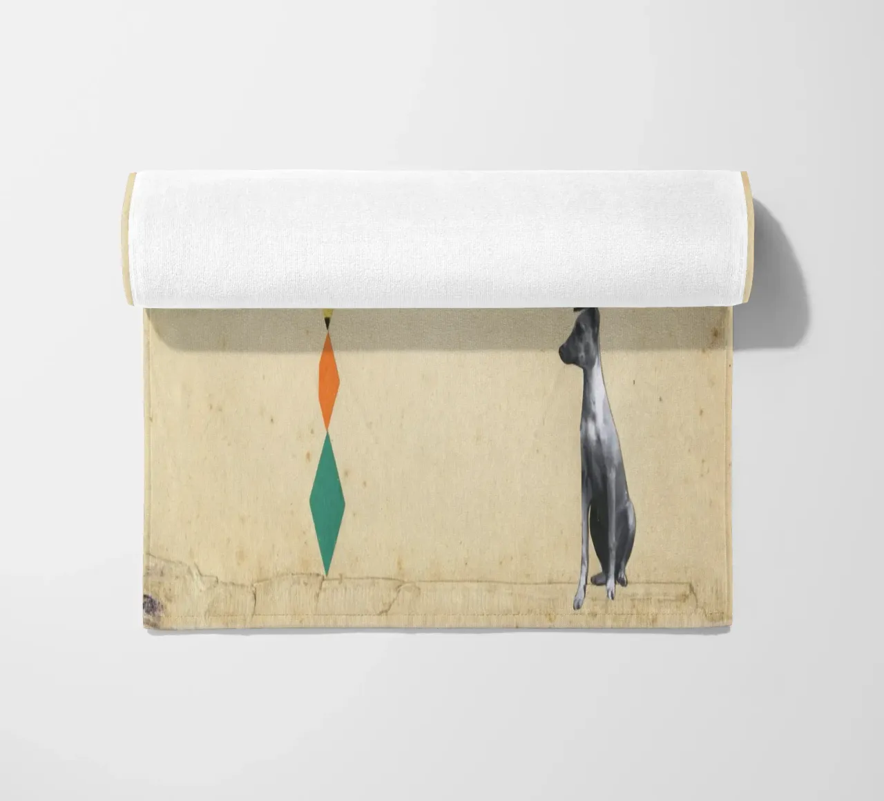 Whippet meraviglioso telo mare da Cassia Beck Collage