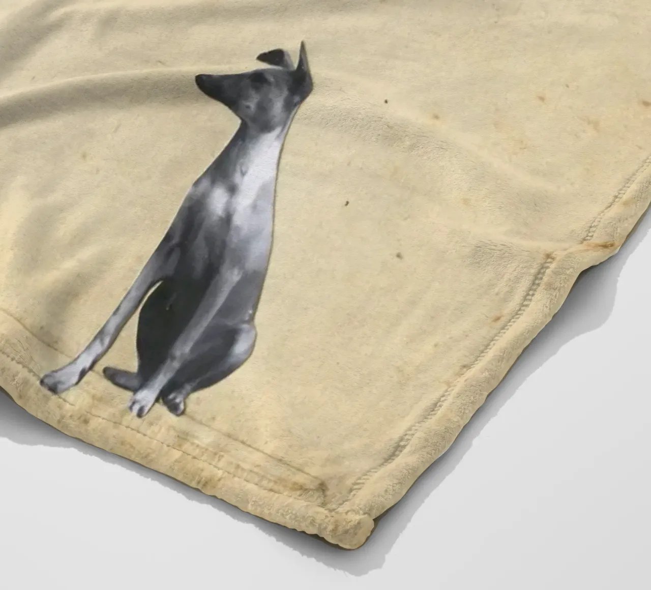 Whippet meraviglioso coperta in pile da Cassia Beck Collage